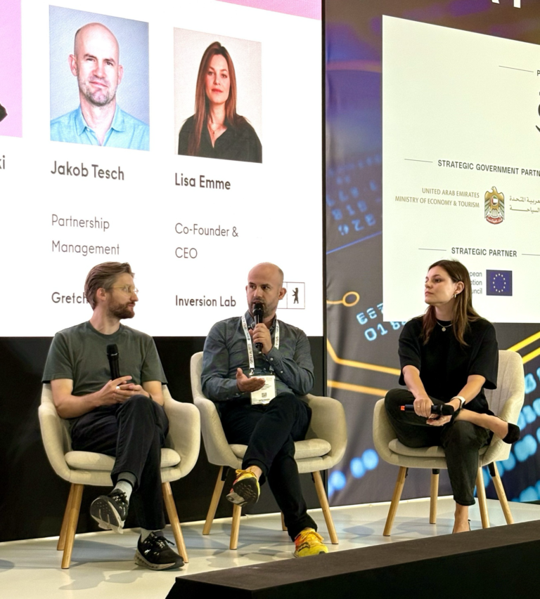 Panel discussion with Jakob Tesch of Gretchen AI at GITEX AI Europe