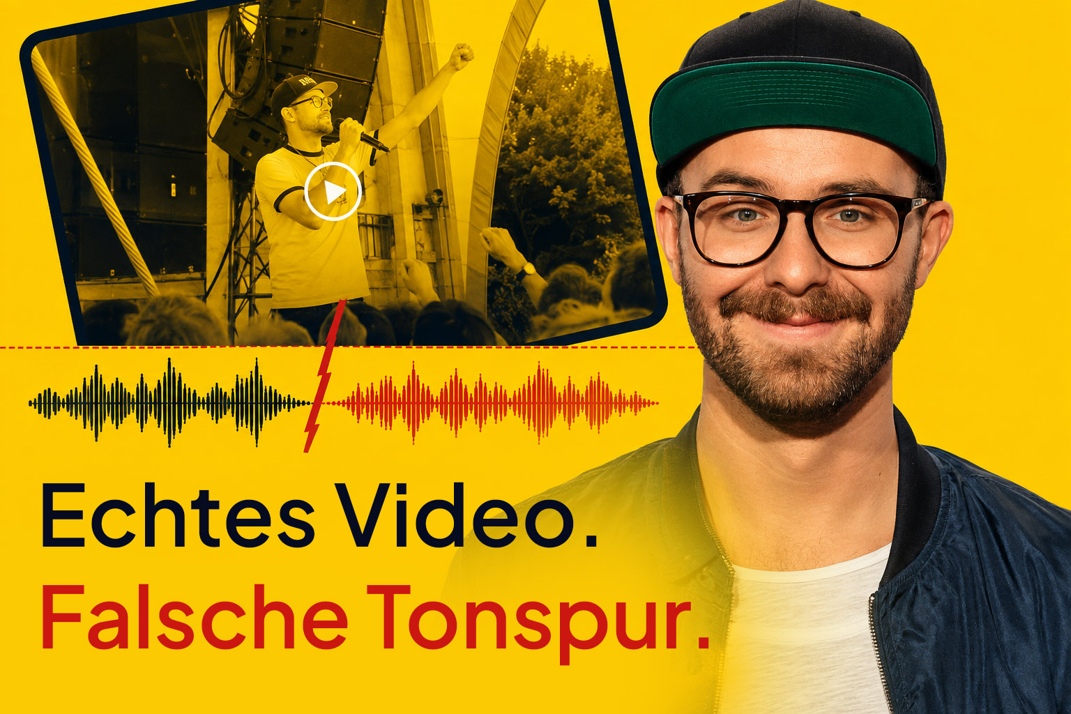 Manipulierte Tonspur: Mark Forster wurde nicht ausgebuht